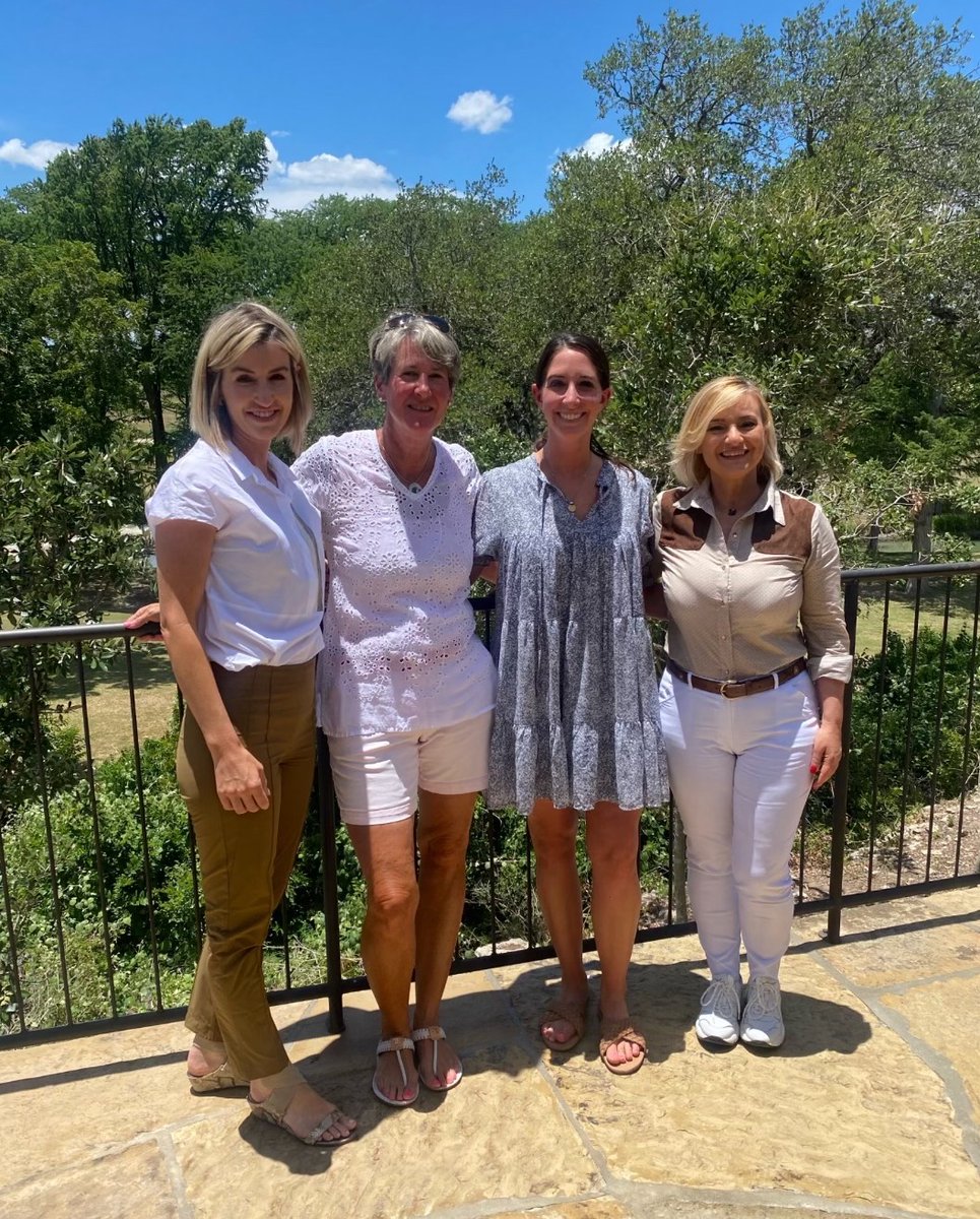 AlamoSporting's tweet photo. So grateful to spend time with these incredible women. Amber @ShopMckennaQ Leesa  &amp; Giovanna 

Giovanna Fausti visited our facility then we had lunch at Joshua Creek Ranch.

#alamo #sanantonio #shotguns #dedication #lovetoshoot #womenwhoshoot https://t.co/YkzKZTVUSe