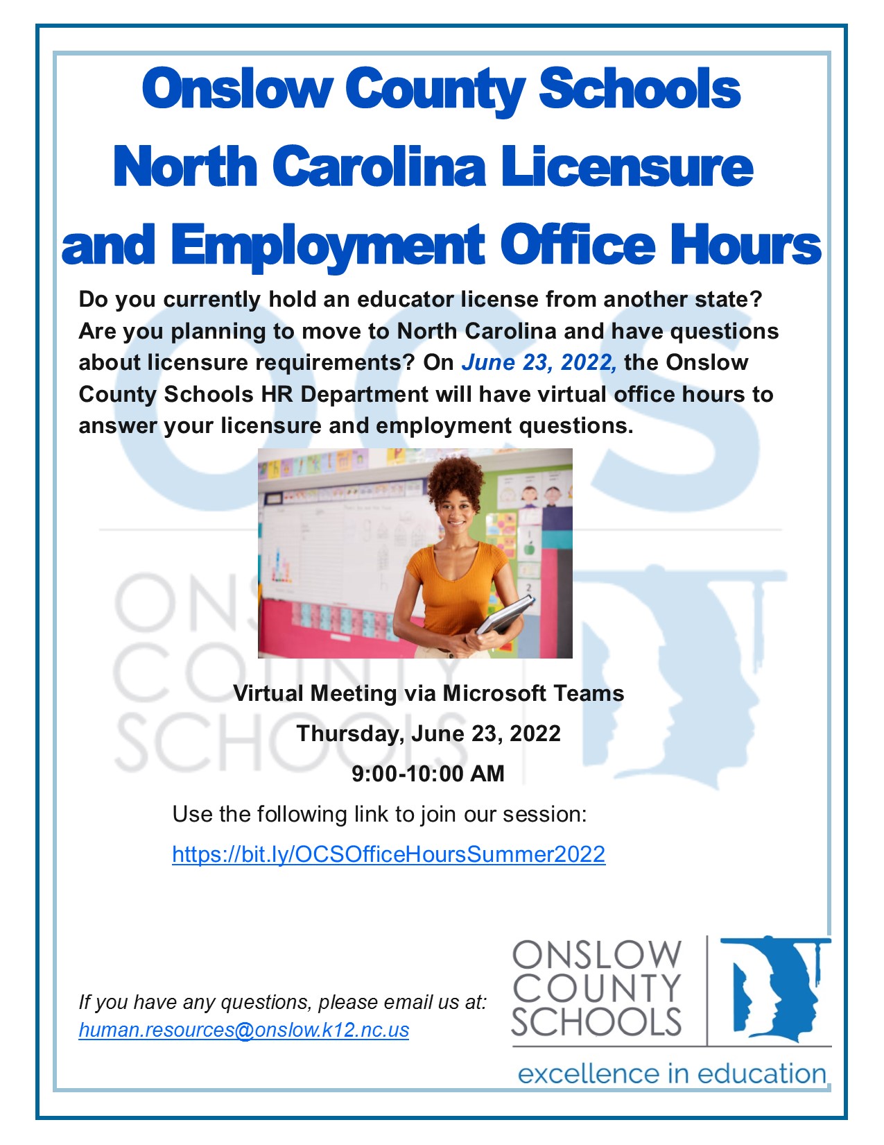 onslow county public schools jobs