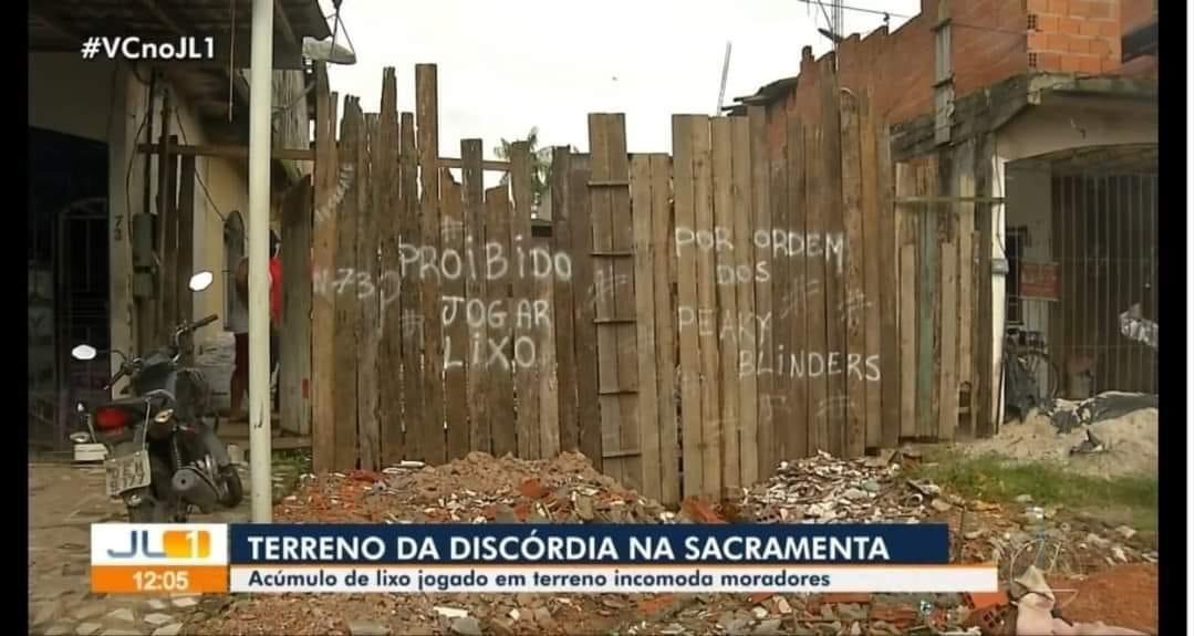 proibido jogar lixo sujeito a navalhada