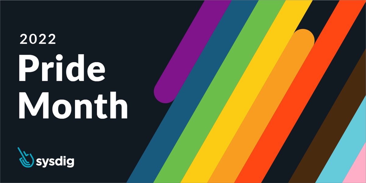Happy Pride Month 🌈! At <a href="/Sysdig/">Sysdig</a>, we are creating a workplace where everyone is welcome &amp; feels that they belong. We are committed to making Sysdig a great place to work, finding strength in our varied backgrounds and creating a culture of contribution. #DigWhatYouDo #PrideMonth