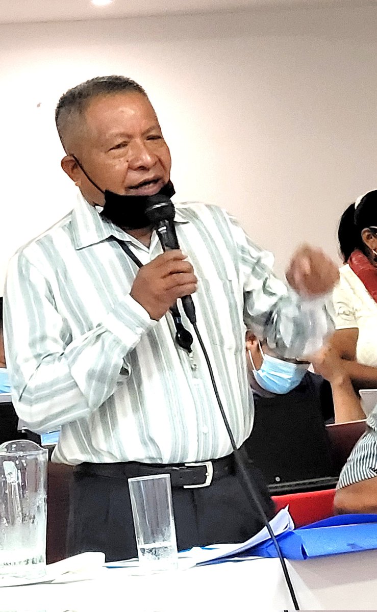 "Seguimos fuertes, seguimos resistiendo, seguimos reclamando los derechos a nuestras tierras eso lo podemos lograr juntos" Carlos Gill, Cacique del Territorio Emberá de Alto Bayano.