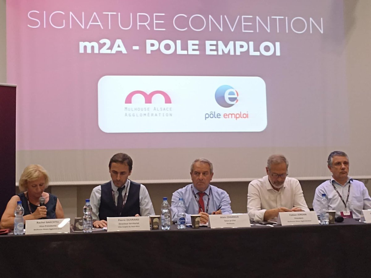 🔛 ✅ @poleemploi_GE #HautRhin et <a href="/MulhouseAgglo/">Mulhouse Alsace Agglomération - m2A</a> agissent pour l’emploi sur le territoire : les élus de l’agglo concrétisent leur volonté de gagner la bataille de l’emploi et d’accompagner les publics en difficultés, à nos côtés 👍 
#Mulhouse #Alsace
#TousMobilisés <a href="/Prefet68/">Préfet du Haut-Rhin</a>