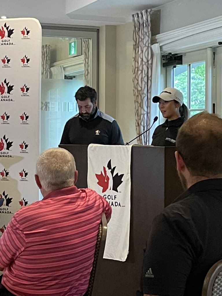 Canadian Womens Amateur media day at <a href="/WestmountGolfCC/">Westmount Golf & CC</a> - great day with 2011 <a href="/RLeeBentham/">Rebecca Lee-Bentham</a> and current member of the Young Pros Squad in attendance to promote the event.
