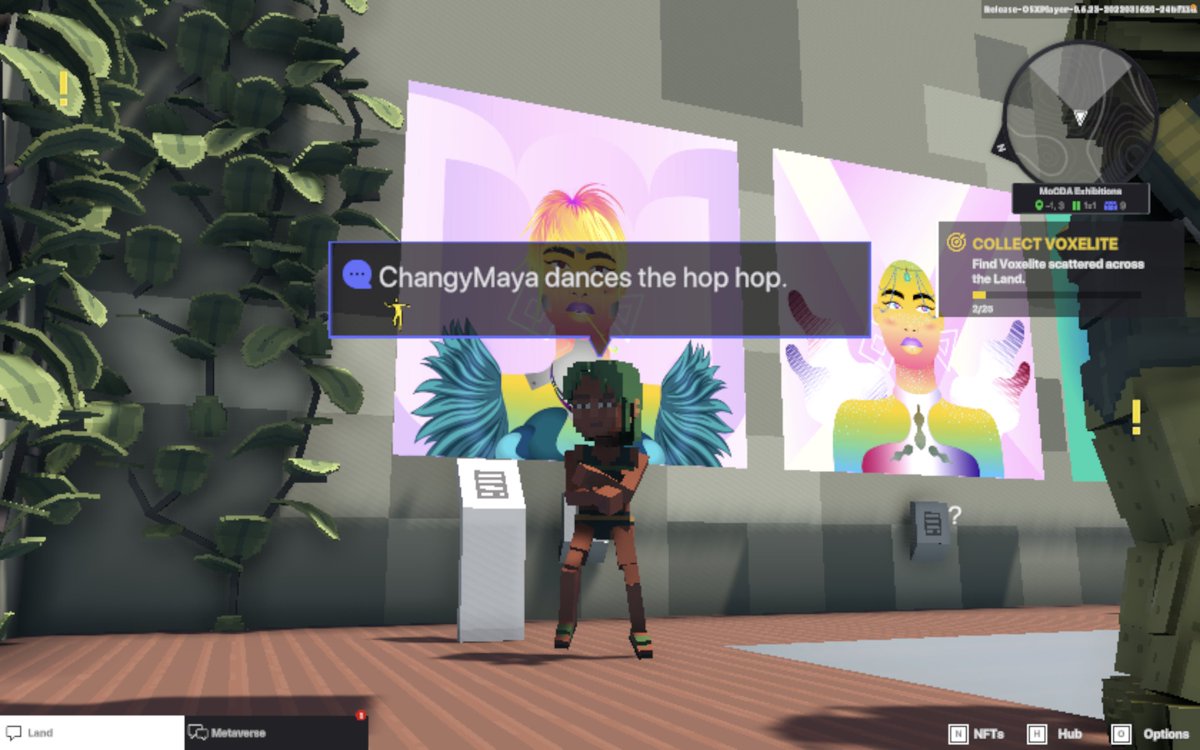 ChangyMaya's tweet photo. @TheSandboxGame @worldofwomennft I just participated in the #TheSandbox weekly contest for a chance to win 200 mSAND! I found the art piece, check out my screenshot below!
👇 https://t.co/DrMbdTcscl