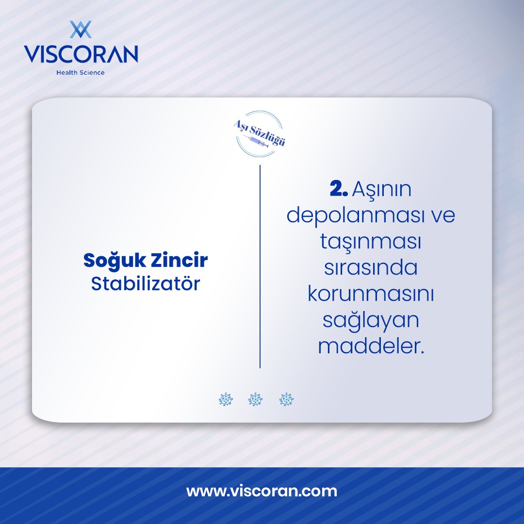 Soğuk Zincir - Stabilizatör
