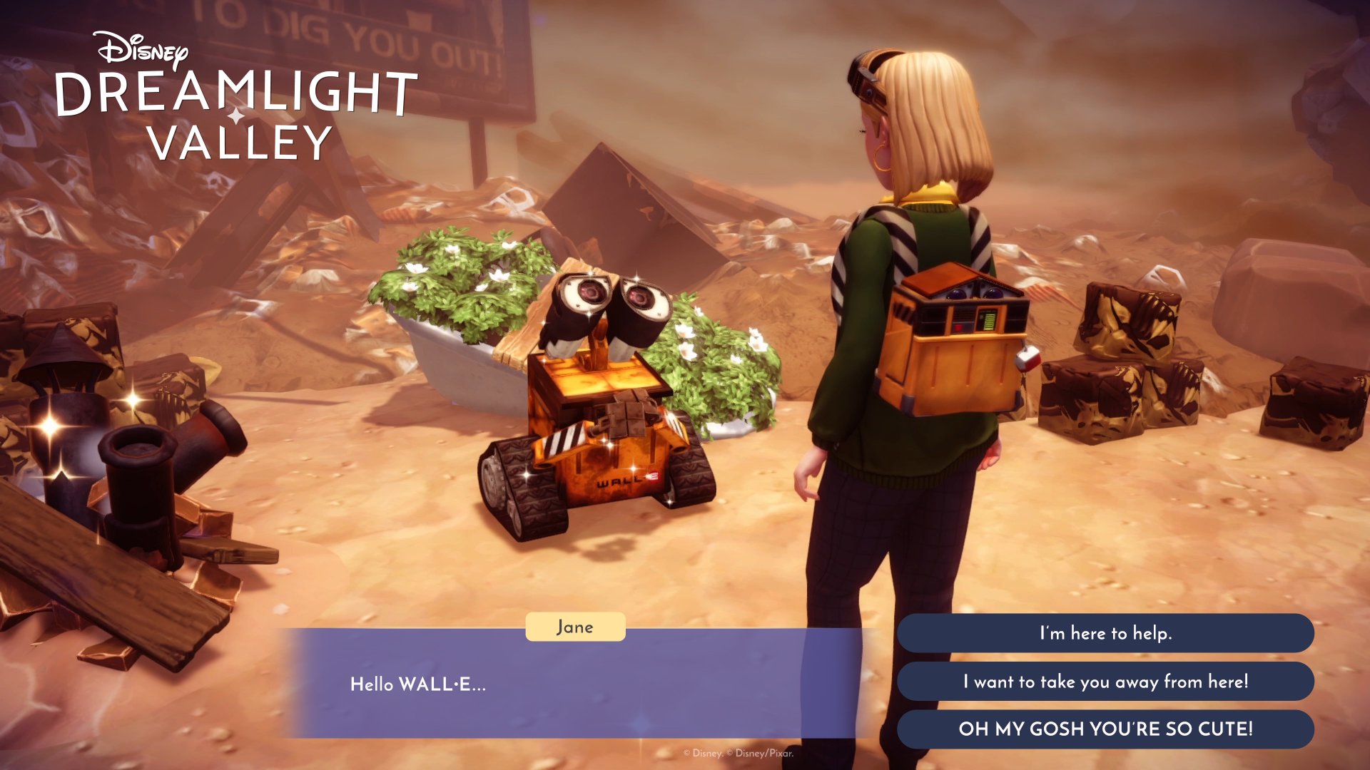 Disney Dreamlight Valley The Shy Little Robot (WallE