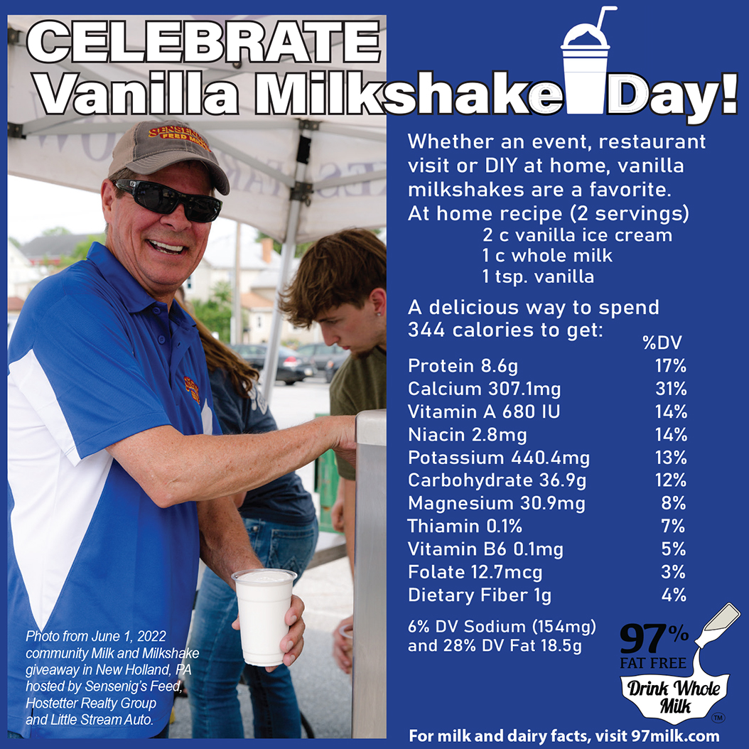 Today is #nationalvanillamilkshakeday ! A delicious &amp; surprisingly nutritious way 2 spend dessert calories! #Keepitreal #dairy #vanillamilkshakeday #celebrate  #JuneDairyMonth #deliciousness #nutritiously 
#realdairygoodness #realdairy #doesitallforus