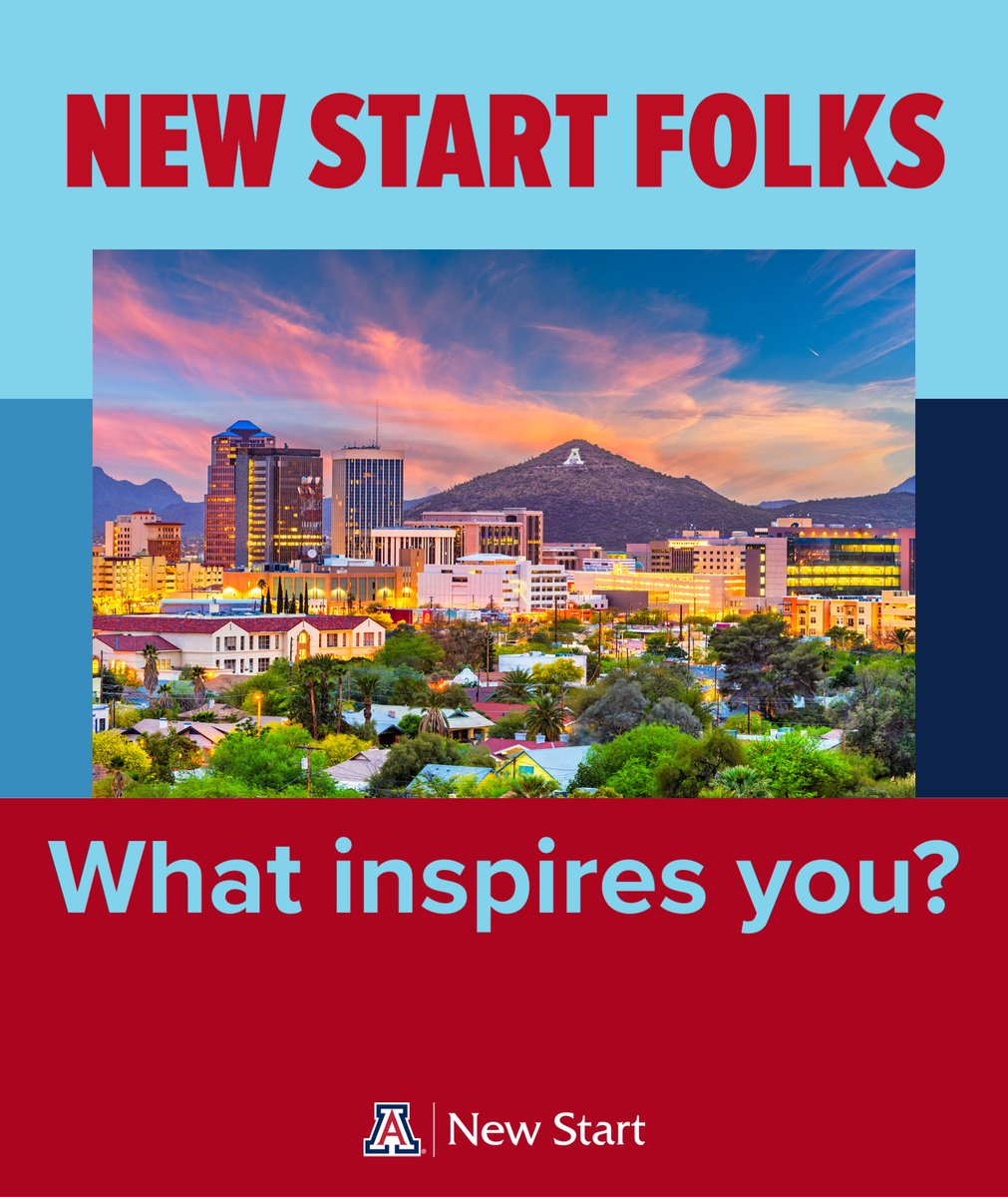 ❤️New Start folks – Tell us what you love best about your New Start experience! What inspires you? 
<a href="/UArizona/">University of Arizona</a> #SummerBridge #WildcatWisdom #ThrivenotSurvive