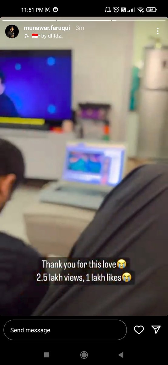Priya_Slays's tweet photo. He is happy with the views 🥹
Keep Streaming Guys💞
Vibing!!!!🫶

#MunawarFaruqui https://t.co/K5uO3acXpt