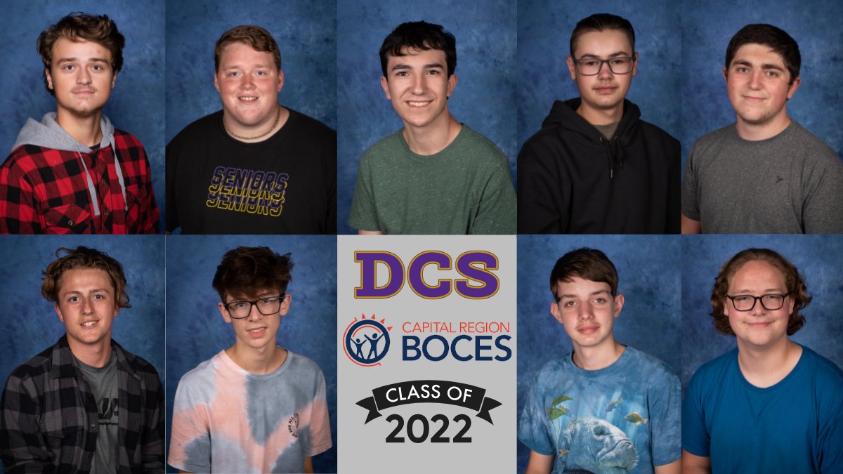 Duanesburg Schools (@duanesburgcsd) on Twitter photo Our Class of '22 CTE grads!
🎓Tyler Busch & Jayme Lee - Culinary
🎓James Holliday – Construction
🎓Alex Howell & Ryan Potter - Welding
🎓Evan Kuhne, Kyle Salisburg & Griffin Boehlke - Electrical
🎓John Moller – Gaming Design
<a href="/CareerTecTweets/">BOCES Career&Tech</a>
Full story: bit.ly/39GORlE Our Class of '22 CTE grads!
🎓Tyler Busch & Jayme Lee - Culinary
🎓James Holliday – Construction
🎓Alex Howell & Ryan Potter - Welding
🎓Evan Kuhne, Kyle Salisburg & Griffin Boehlke - Electrical
🎓John Moller – Gaming Design
<a href="/CareerTecTweets/">BOCES Career&Tech</a>
Full story: bit.ly/39GORlE