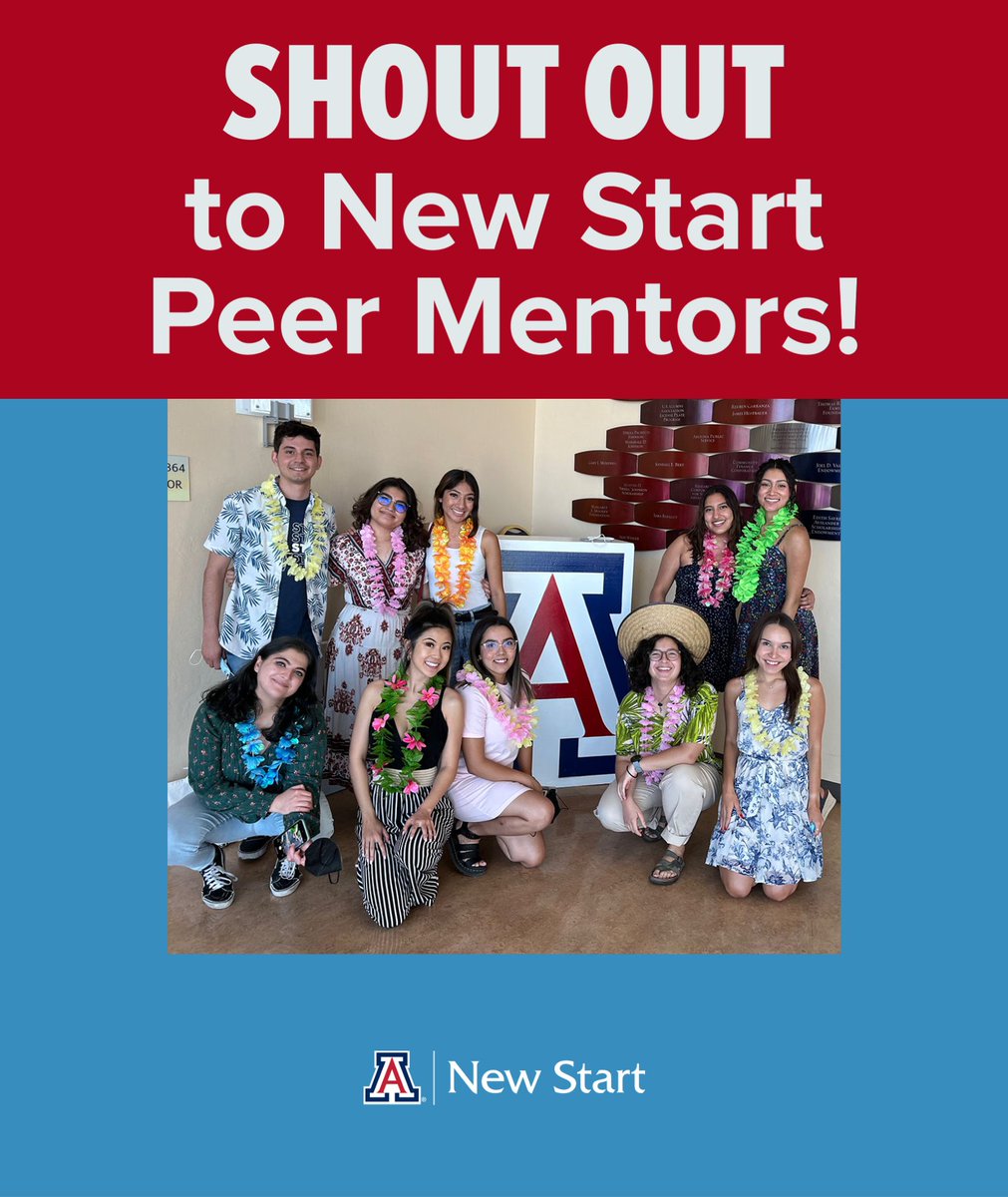 📢Shout out to New Start Mentors! #MentorMonday #WildcatReady #UANewStart <a href="/UArizona/">University of Arizona</a>