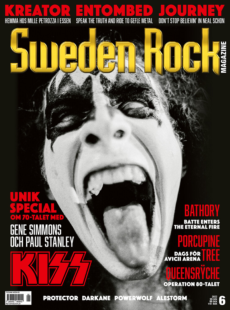 soykisseroradio's tweet photo. Gene Simmons aparece en la portada de la nueva edición de la revista "Sweden Rock" (junio de 2022) en Suecia.
#KISS #genesimmons #thedemon #swedenrockmagazine #rockmagazines https://t.co/a5gftxT7MJ