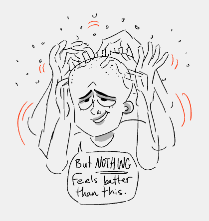 lottescribbles's tweet photo. Hiii Twitter! If you haven't shaved your head at one point in your life, you shouuuuld. And everyone wants to rub my head now and it makes me feel like a good lil boy🤡
#baldproblems #baldlady #hotbaldlady #ArtistOnTwitter https://t.co/9Uh8faCmMi