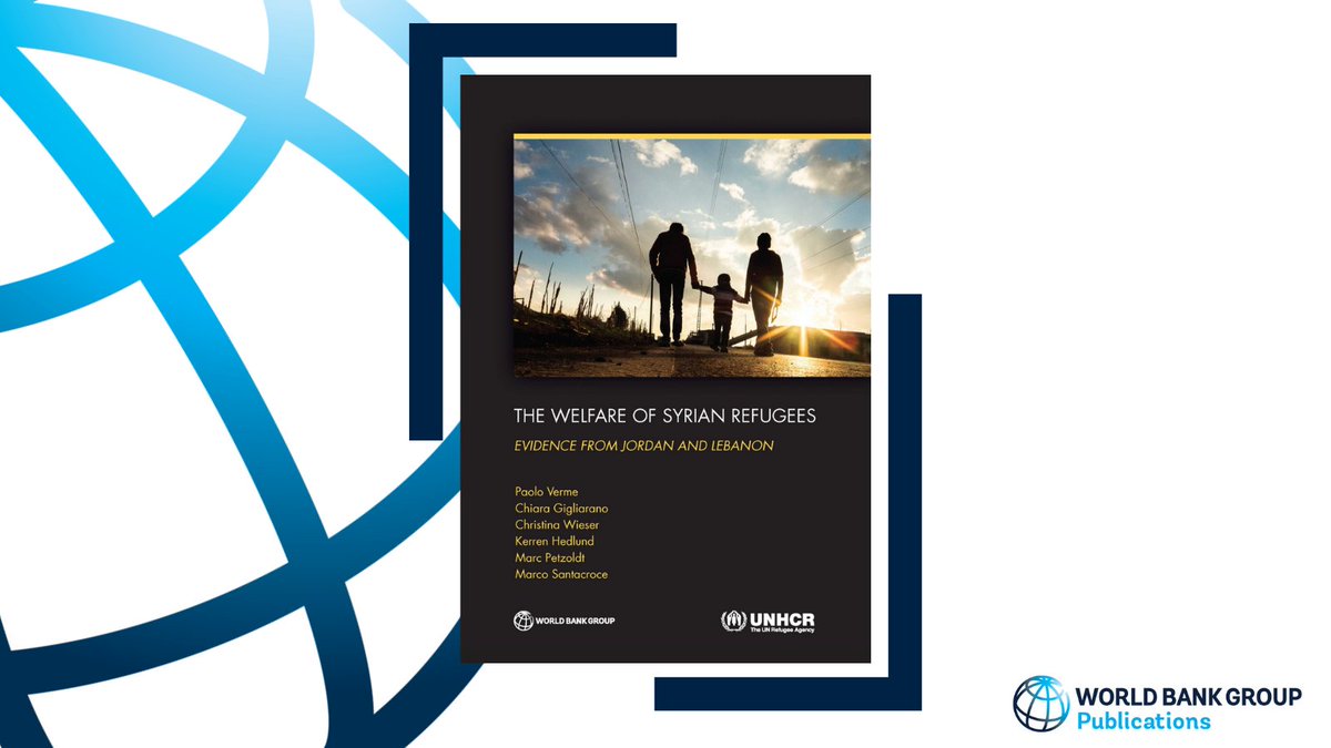 This book analyze data on #Syrianrefugees living in Jordan and Lebanon to assess their vulnerability status, evaluate the performance of existing policies toward #refugees, and determine the potential for alternative policies. #WorldRefugeesDay
👉Download: wrld.bg/hBsB50JkLau