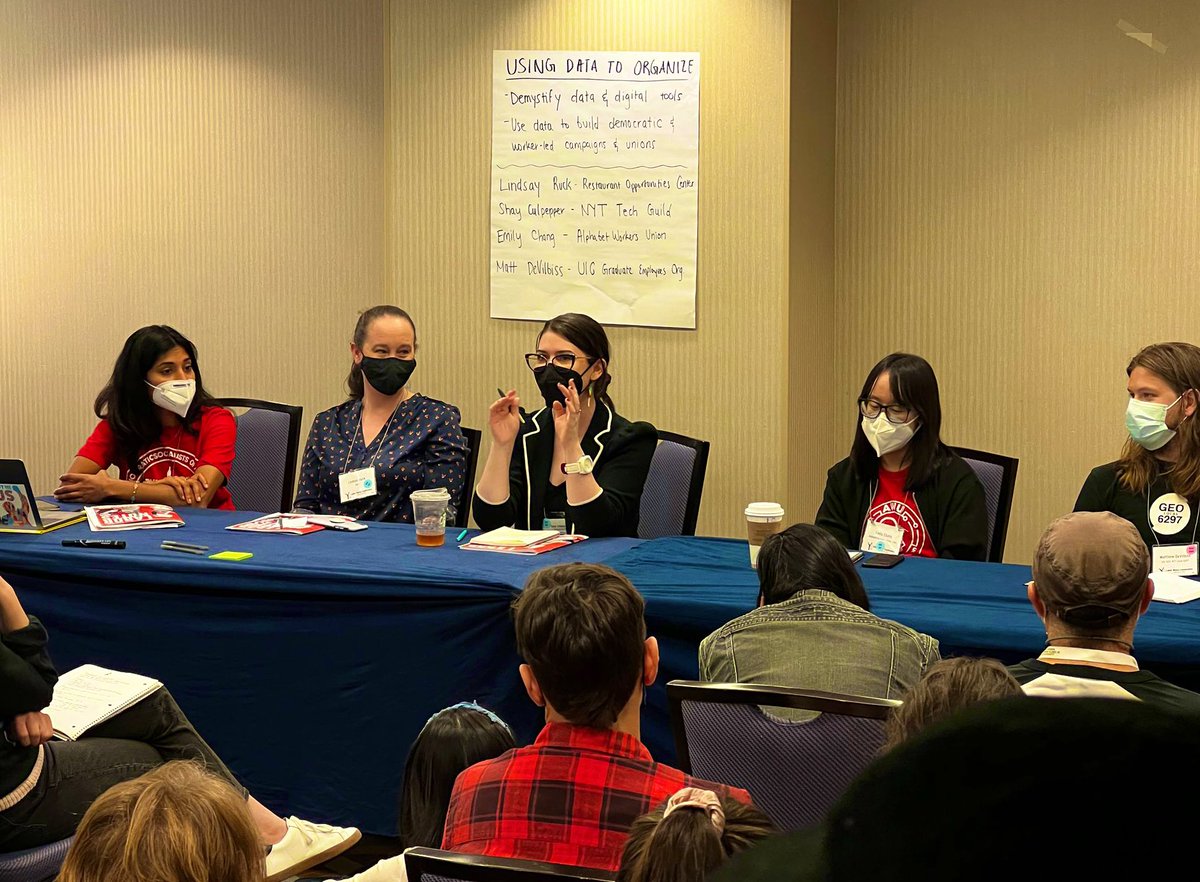 Tony_Tracy's tweet image. I’m very thankful to @LaborNotes staff &amp;amp; volunteers, and to all 4,000+ fellow attendees at this past weekend’s #LaborNotes conference in #Chicago, for strict adherence to mandatory masking in workshops in efforts to keep each other safe.

#LaborNotes22 #LaborNotes2022 #1u #canlab