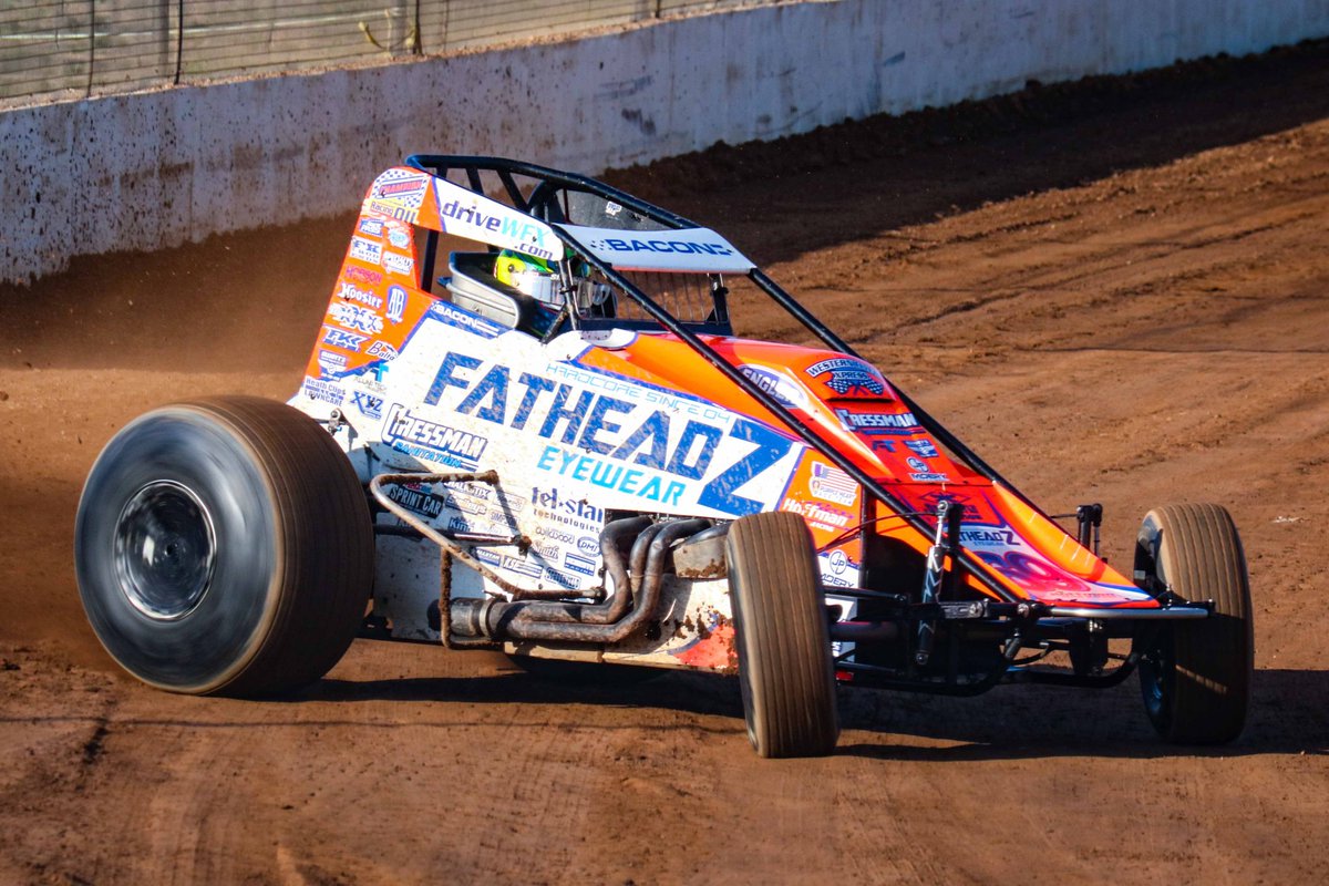 ecanfield17's tweet photo. Last night's @USACNation Sprint Car winner, "Macho Man" @BradyBacon. Had a lot of fun at @BloomFairRacewy getting to cover the #EasternStorm finale last night. https://t.co/3RKma09nr0