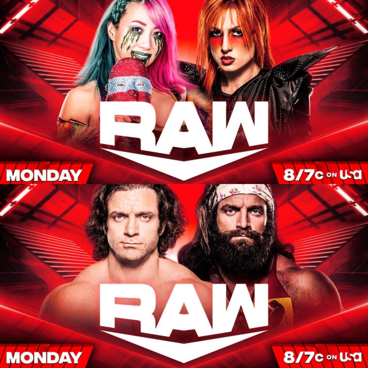 matt_maddog's tweet photo. Who’s watching #WWERaw tonight? #WWERaw #WalkWithElias #LetZekeSpeak #RoadToMITB #MITB https://t.co/34k5fD1XCr