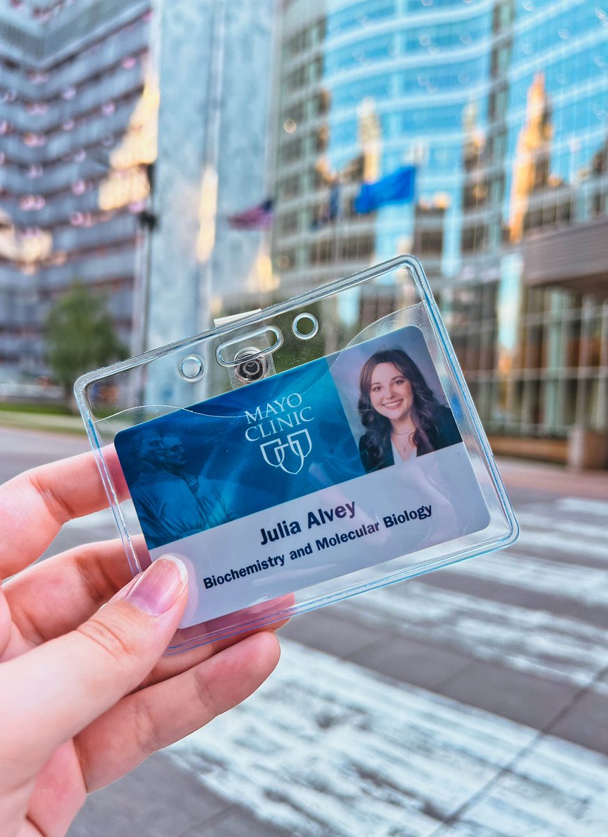 first day is now complete — I am so excited to officially say I will be spending the next year <a href="/MayoClinic/">Mayo Clinic</a> ! :)