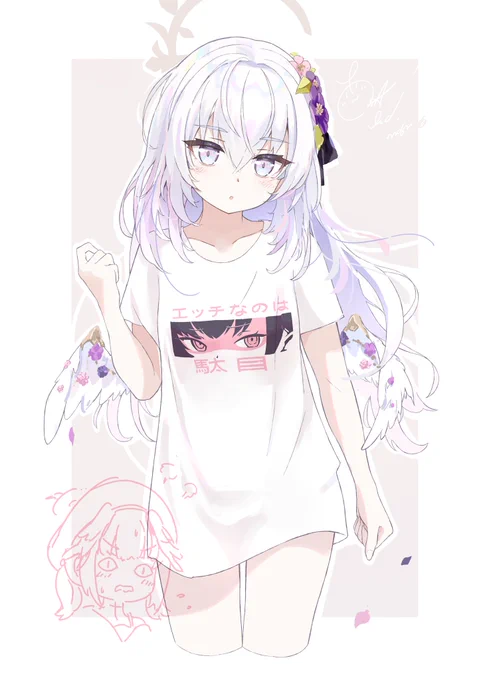 「エッチなのはダメ」Tシャツ、好評発売中
#ブルアカ 