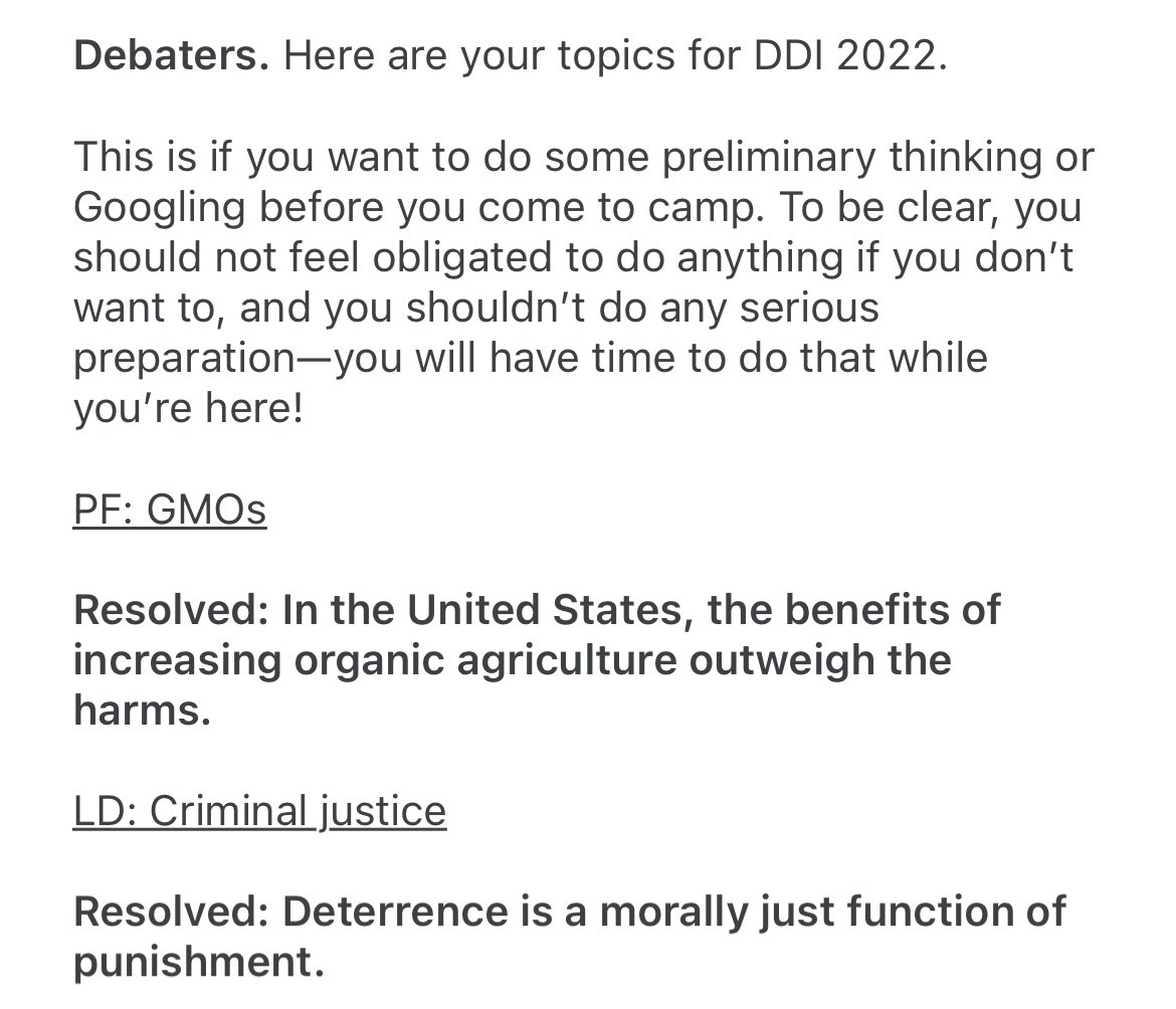 Our 2022 summer topics!