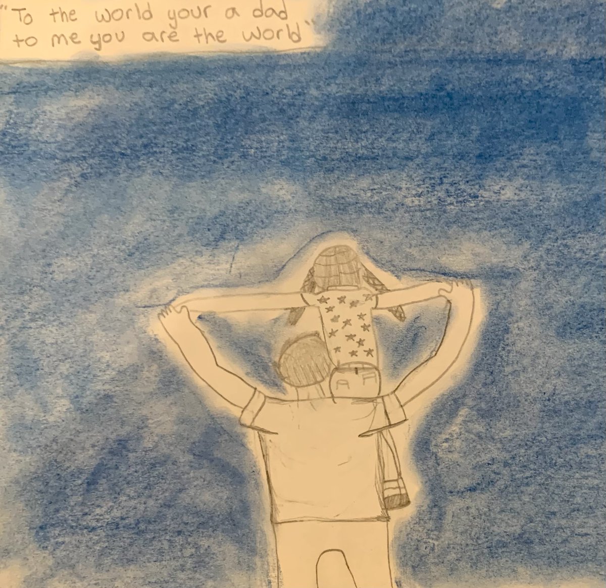 mcbtennis's tweet image. Here is Eva's drawing for Father's Day with a wonderful message!