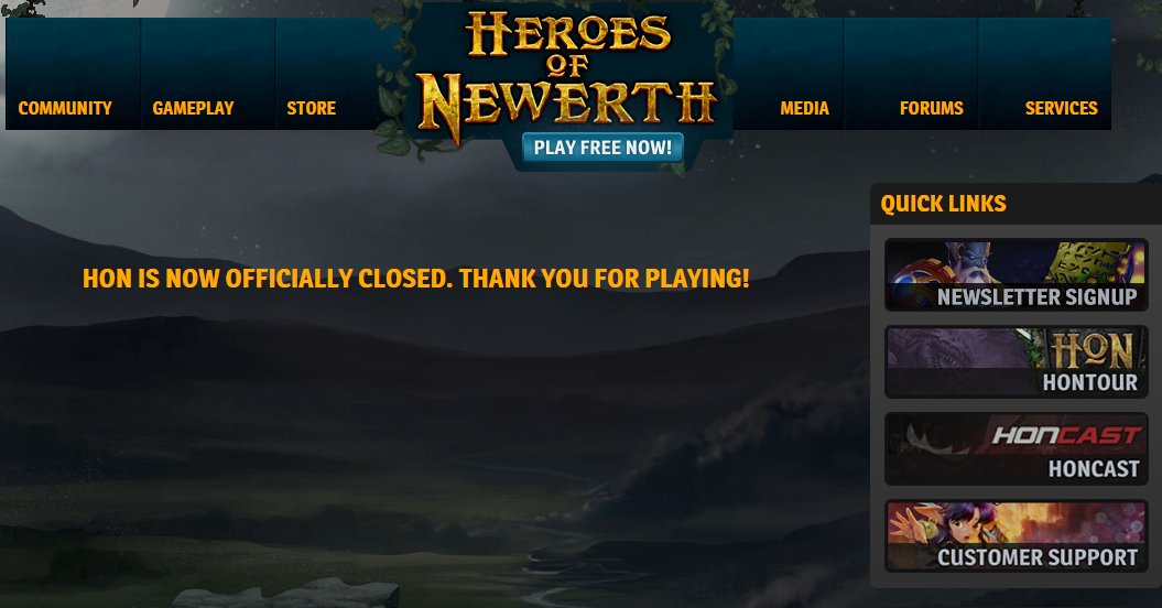 honupdates's tweet photo. Thank you for playing Heroes of Newerth.

#HeroesOfNewerth #HoN https://t.co/8DkLAJIwub