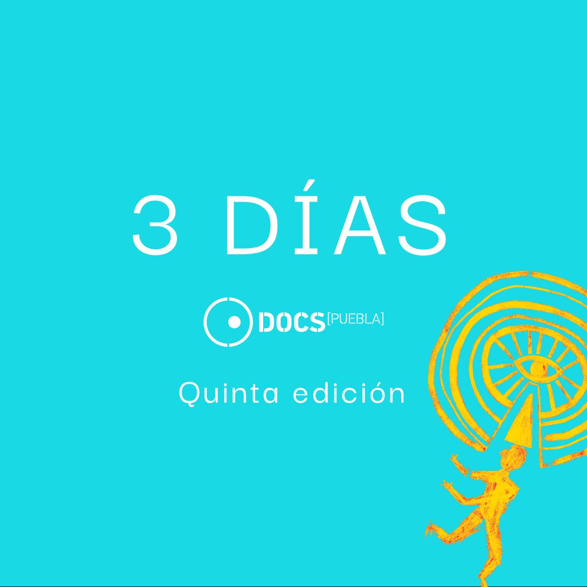 DocsMX's tweet image. ¡Faltan 3 días para vivir la experiencia de #DocsPuebla2022! 👁🗨