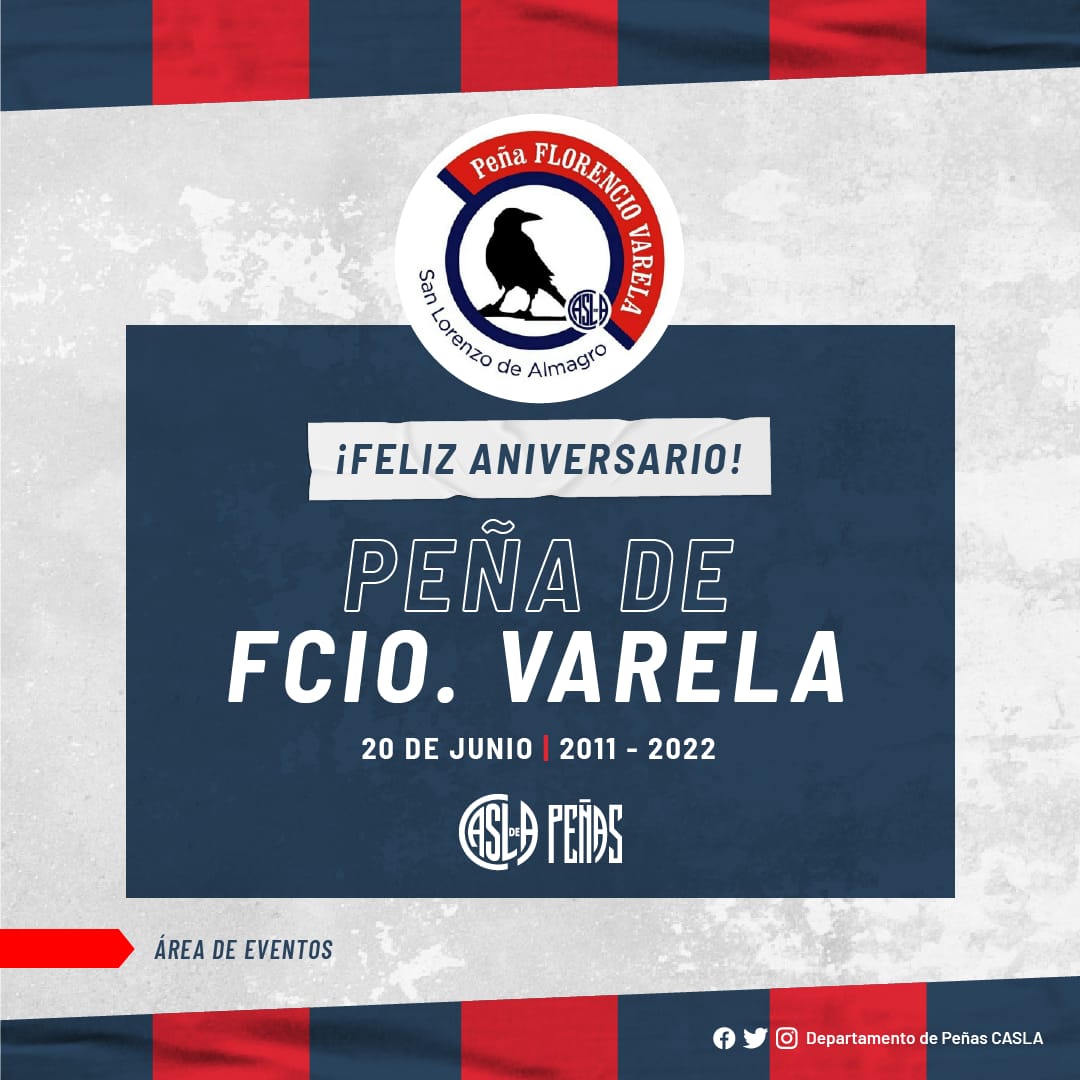CdMalvinas's tweet photo. Desde @CdMalvinas queremos saludar y felicitar a @CuervosFVarela en su 11° Aniversario 🍾🥂
Por muchos años más!!🥳🥳
#MasQue90Minutos🔵🔴🔵
#SLFederal🇦🇷
#DeBoedoAlMundo✈🌎
#AreaDeEventos 🎊🎇
#CuervosDeMalvinasEnZonaNorte🔵🔴🔵
@PeniasCASLA https://t.co/tgwY6xF3oj