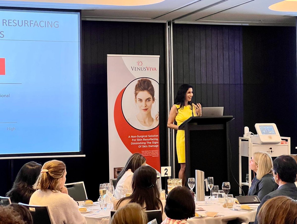 DrSoniaBatra's tweet photo. Great evening and amazing group of colleagues in #Sydney!
@venusconcept #Australia 
#laserresurfacing #laserexpert #skincare #dermatology #batradermatology #lifelonglearning #lovemyjob #grateful https://t.co/ElJFC590D5