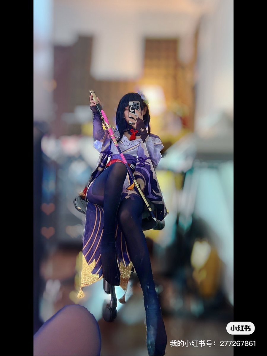 #原神 
雷电将军cos～