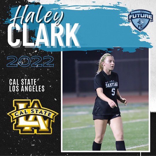 Let’s give it up for @hclarksoccer Haley Clark on her commitment to play at Cal State L.A.  👏🏾! #buildingthefuture #eyesonthefuture #wearethefuture #thefutureisnow #collegesoccer #collegesoccerplayers #womenscollegesoccer