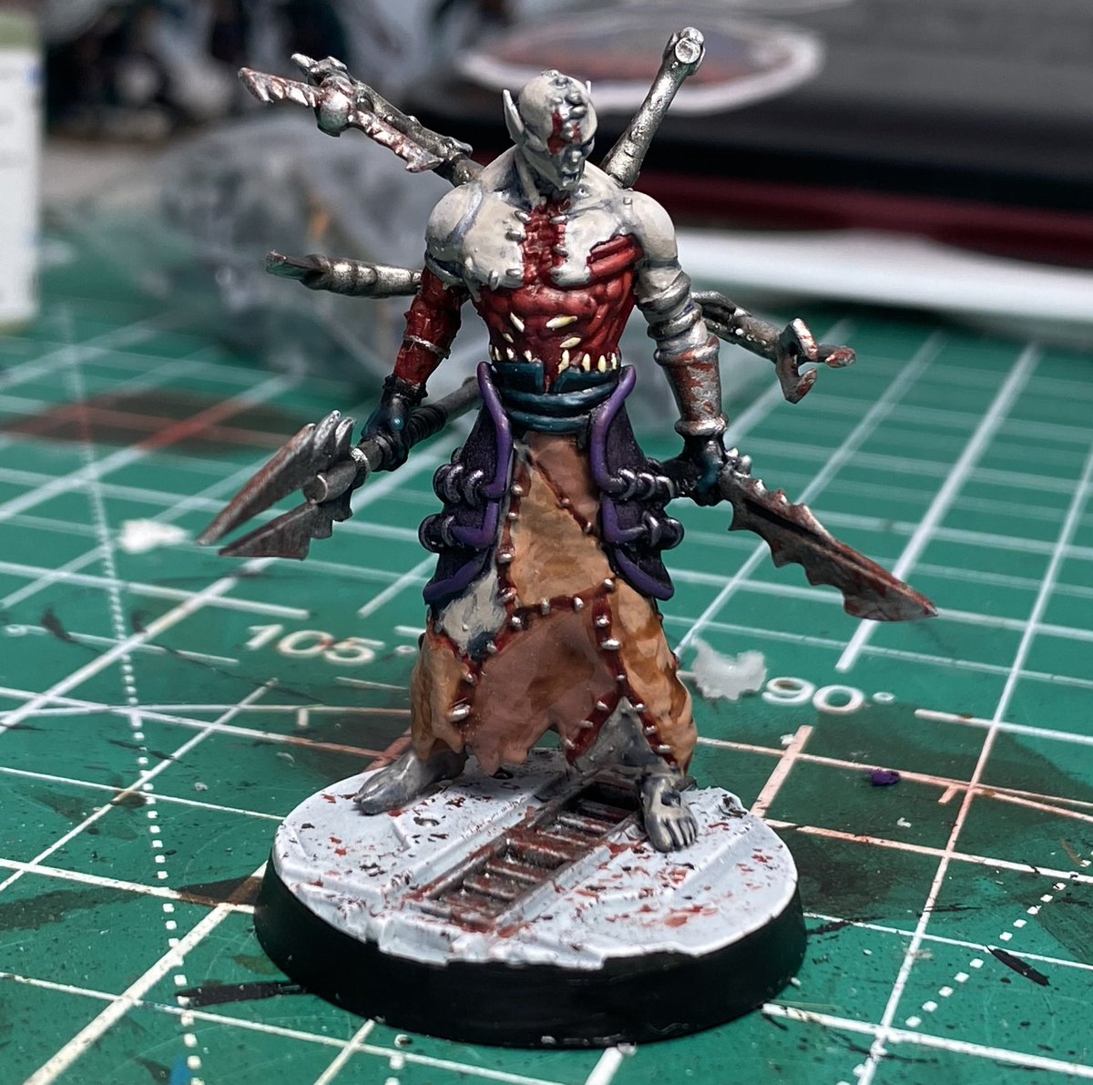 CavalierBenno's tweet photo. Getting stuff finished this week! My #drukhari #haemonculus
#warhammer40k #warhammercommunity #paintingwarhammer #darkeldar https://t.co/Ie6Tg2SAbe