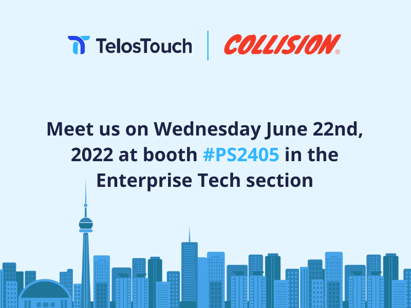 TelosTouch's tweet photo. @CollisionHQ is sold out with 35,000 attendees. Looking forward to seeing everyone there! Thanks to the @ONgov for your support and for selecting @TelosTouch as one of the BETA program #startups.
#fintech #collisionconf #Ontario #Toronto #Technology #tech #financialservices https://t.co/EciHFM2xCl