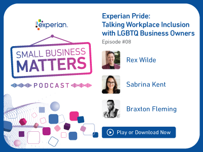 experiansmb's tweet photo. Is your #smallbiz walking its talk when it comes to promoting inclusion? Hear tips from Sabrina Kent from @NGLCC Braxton from @stealthbrosco and Rex Wilde
#smbmatters
#inclusionforward
#pridemonth
#pride https://t.co/Sg7wdCpuVo https://t.co/4jkwHhPawU