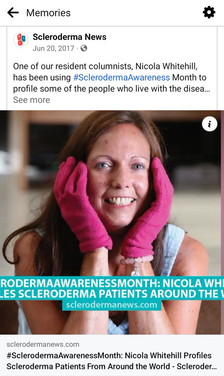 #SclerodermaAwarenessMonth 2017-2018 index:
blog.raynaudsscleroderma.co.uk/2018/07/global… 
The last few years have shown what can happen with investment in medical research. 24 years I have lived the daily scleroderma nightmare and held on to this dream #SclerodermaFreeWorld #RaynaudsFreeWorld 🙏