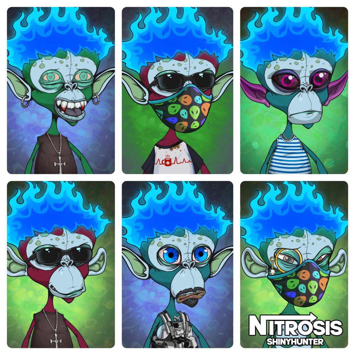 Shiny_275's tweet photo. So glad to welcome new Apes with Nitro Head 😊 Let‘s welcome them @MoonApeLab #MoonSquad #MalFam https://t.co/wJpiMs968P