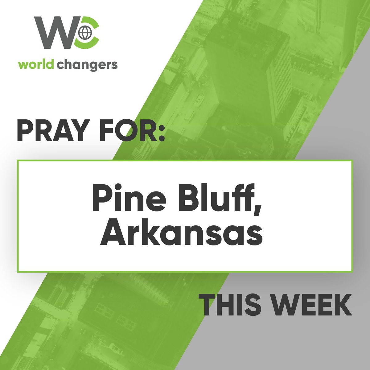 WorldChangers's tweet photo. Our second site for the third week of summer is Pine Bluff. AR.
We have students and staff working at ministry sites here this week! Please pray for them as they work to make a difference in this Arkansas community!
#WorldChangers #StudentMinistry #ConstructingChange #PineBluff https://t.co/CikYbIk73i