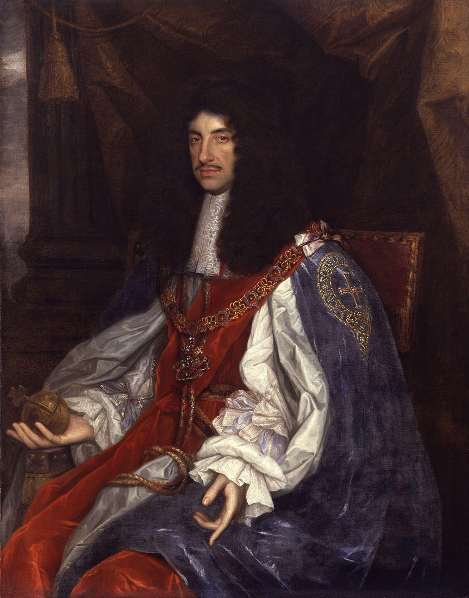 KingCharlesIIE's tweet photo. Charles II of England and his first cousin Charles Emmanuel II of Savoy https://t.co/QRBfENIjJX