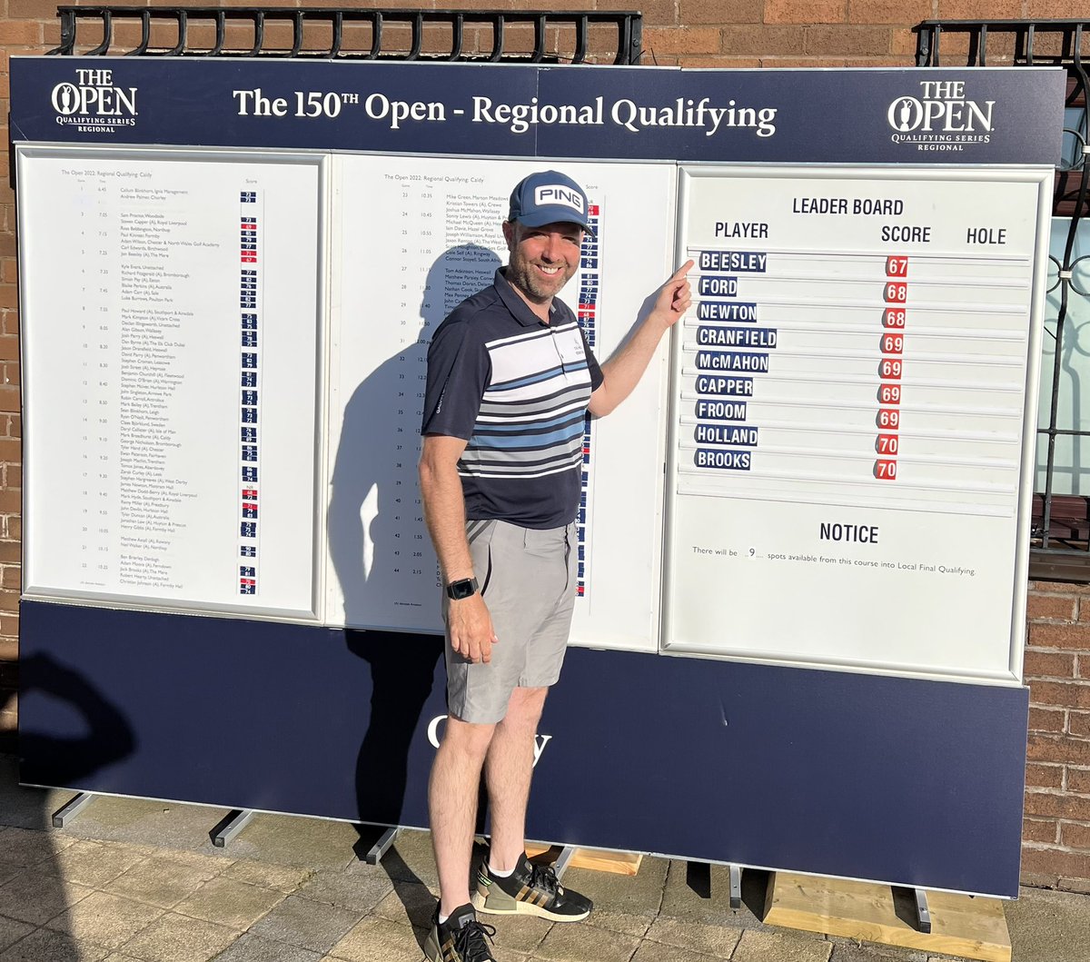 CaldyGolfClub's tweet photo. Congratulations to Jon Beesley for a brilliant 67 to not only win #OpenRegionalQualifying but to ensure a spot in Final Qualifying.
Best of luck on your journey to @theopen
#CaldyGolfClub #Caldy #GoLow #Winner #67 #FinalQualifier #OpenChampionship #TheOpen https://t.co/wD0IiEvLNd