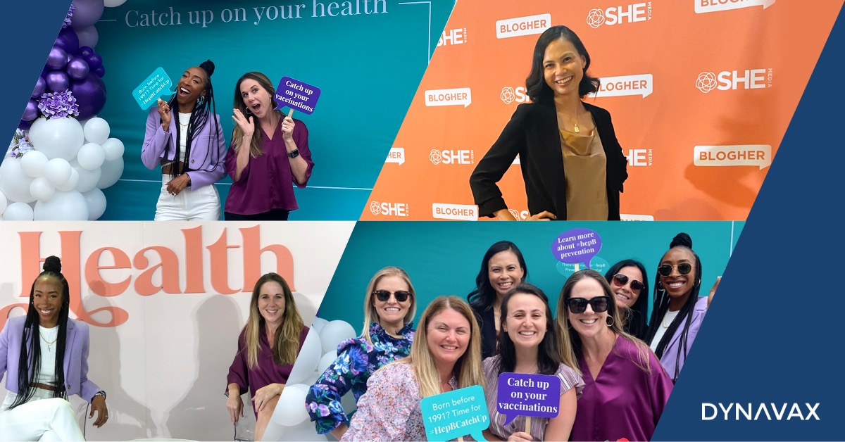 DynavaxCorp's tweet photo. At @BlogHer Health, we raised awareness of the new CDC recommendation for adults between the ages of 19-59 to get vaccinated against #HepatitisB. We were also thrilled to be joined by Dr. Bonnie Hui-Callahan who educated attendees on Hepatitis B prevention. #blogherhealth https://t.co/cK9VYaF9aU