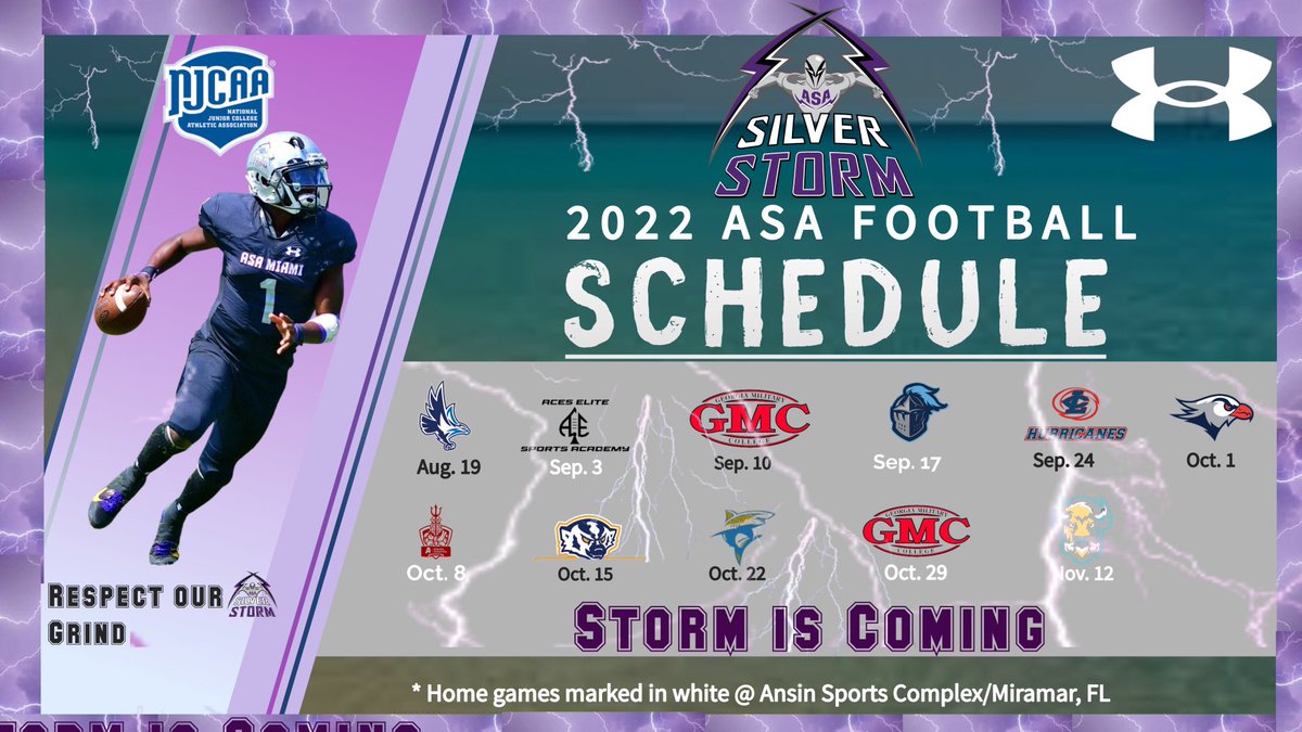 Our 2022 🏈 Schedule! #StromisComing

<a href="/BosierCornelius/">Cornelius Bosier</a> <a href="/AsaCoachMoney/">Coach Money</a> <a href="/Givechaddaball/">Chad Simpson</a> <a href="/CoachJ_ASA/">Coach J</a> <a href="/Football_IzLife/">Von</a>