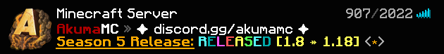 Third day <a href="/AkumaMCNet/">MeedMC</a> and still on 900 players 💪💪