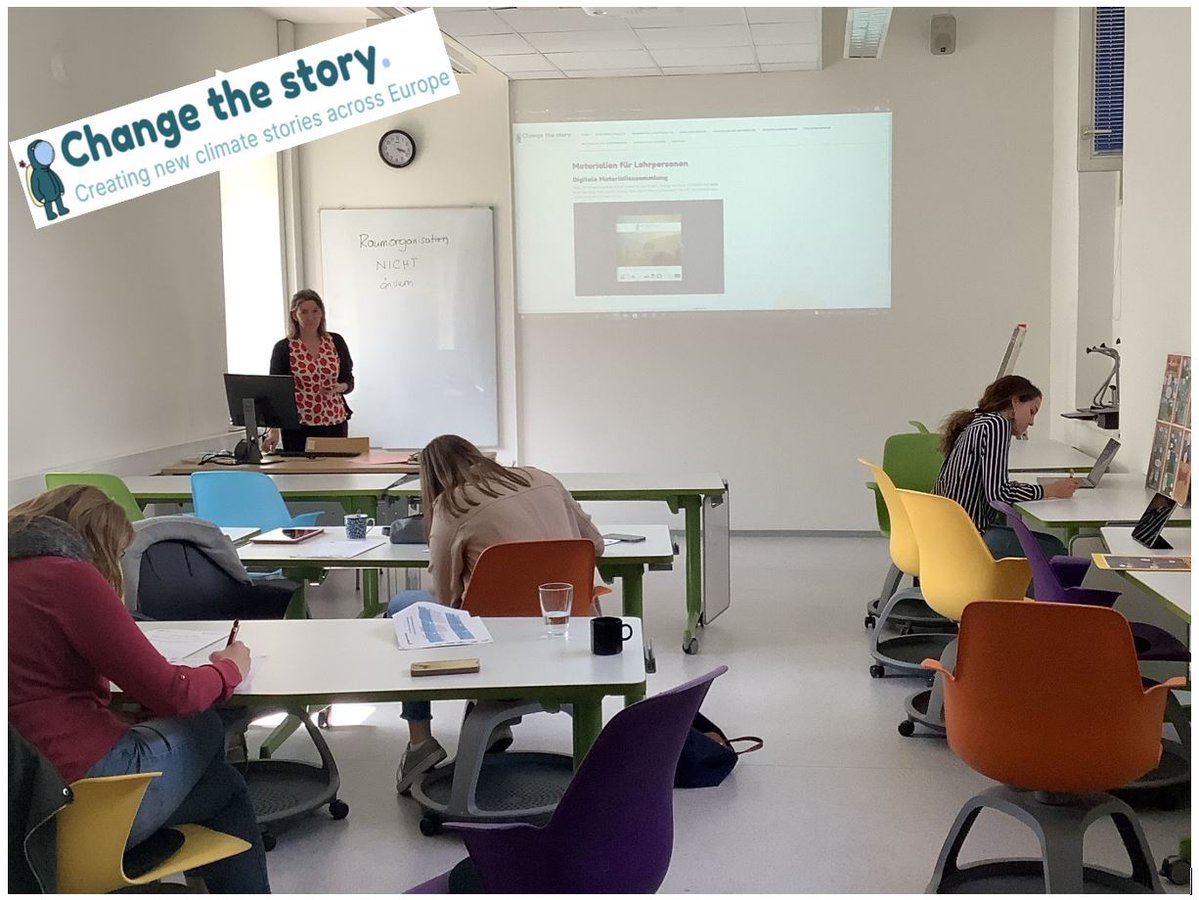 So many wonderful projects out there 🤩 Last month Sandra from <a href="/reach_twt/">REACH Innovation 🎯</a> participated in the multiplier event of the <a href="/Erasmus_Project/">Erasmus+ Projects</a> “Change the Story” <a href="/CtS_AT/">Change the Story - Austria</a>. The team from KFU Graz presented methods for bringing #digital #storytelling about #climatechange to the classroom 🌱