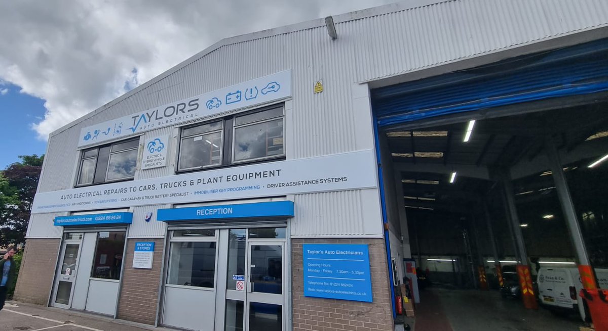 print_signage's tweet photo. Great to be involved in this project for our awesome clients Taylor Auto Electrical in Aberdeen.

Another very satisfied client!
Taylor's test and repair all makes of British and Foreign cars with faults on even the most sophisticated electrical equipment. https://t.co/HPtAtPOlhe https://t.co/HjnSSMmzfn