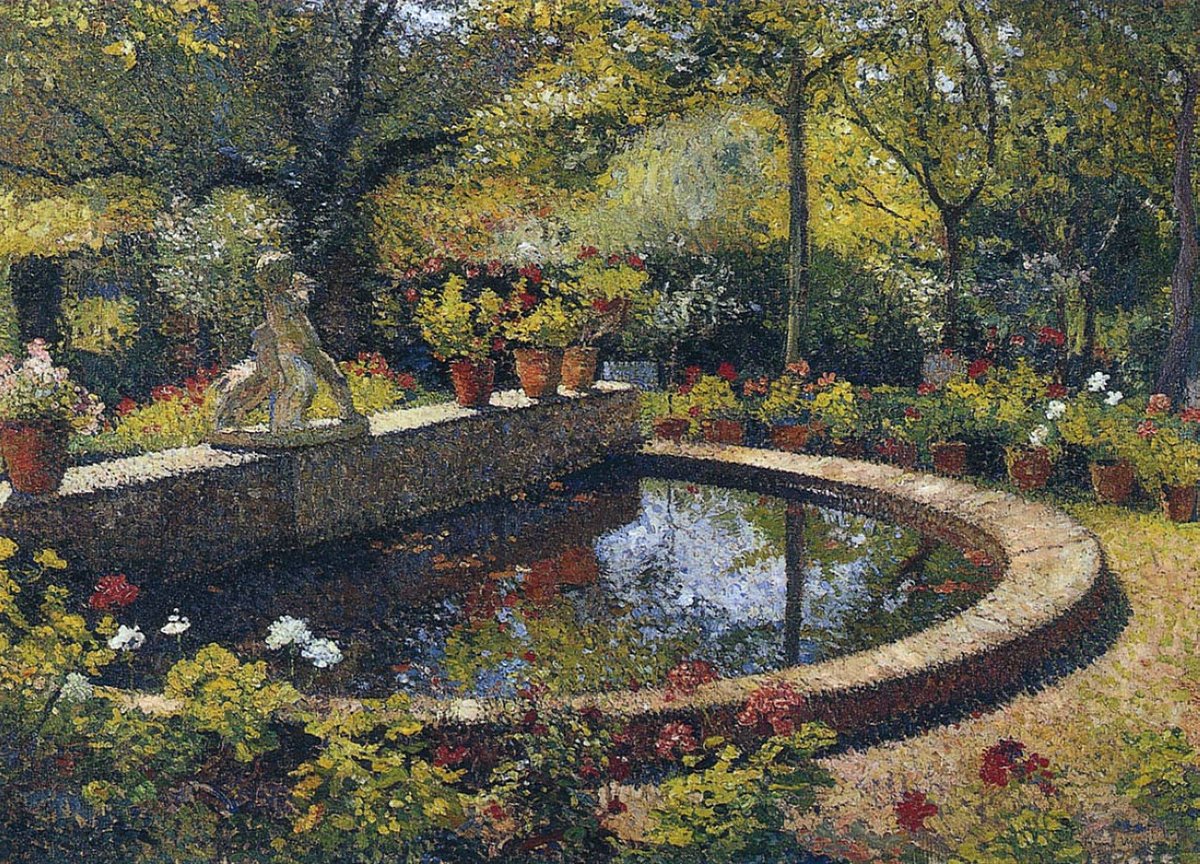 HenriMartinArt's tweet photo. Fountain in My Garden, 1904 #martin #henrimartin https://t.co/rKDKZuzyB1 https://t.co/EL8hChfnTA