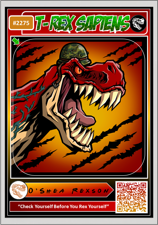 DrMilburn's tweet photo. Just #DocXD my other @TrexSapiensOrd love how these pop! If you haven't checked them out yet while the floor is still low! https://t.co/ZYizyLlRc5 #GetDocXD #NFTCommuunity #Web3Community #NFTs https://t.co/Qok9ONQTnT