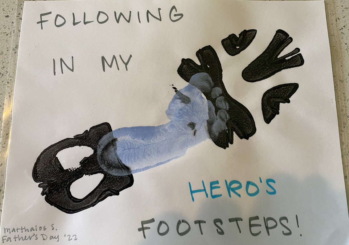 Best gift ever for my second Father’s Day!