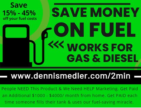 WDiversity's tweet image. Did You Realize That You Are Wasting Money On Every Tank Of Gas That You Purchase? 

dennismedler.com/2min
