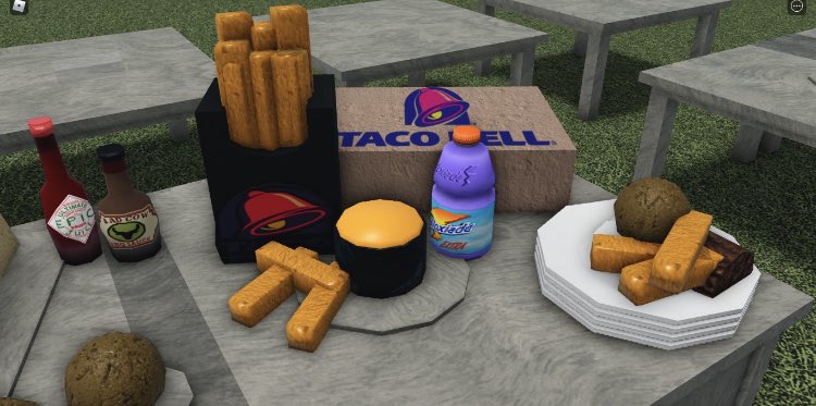 FULL TACO BELL MEAL! 🌮🔔 Hey everyone! I finally got the motivation to FINISH my FULL taco bell meal! This has been very requested so I figured I would try it out! Hope you all love it! 🌮🔔 @RBX_Coeptus @FroggyHopz_RBLX @BasicallyBlxbrg #bloxburg #bloxburghacks 🌮🔔