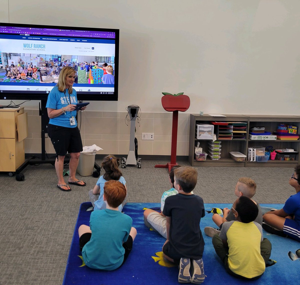 Wolf Ranch Elementary Library tweet media